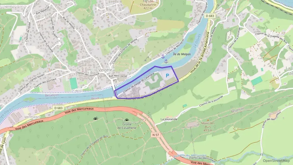 Appartement 50 m² trois pièces à vendre à Besançon