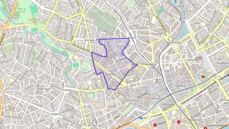 Appartement 50 m² trois pièces à vendre à Nantes