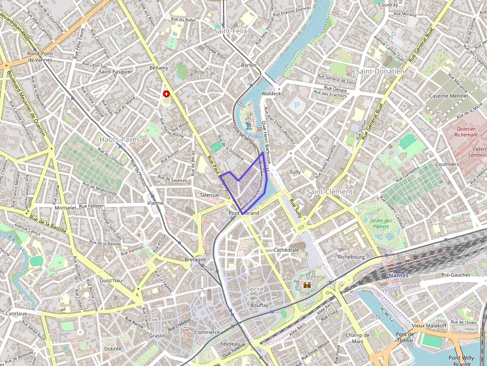 Appartement 20 m² une piece à vendre à Nantes