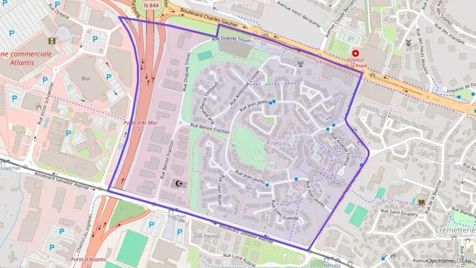 Appartement 60 m² trois pièces à vendre à Saint-Herblain