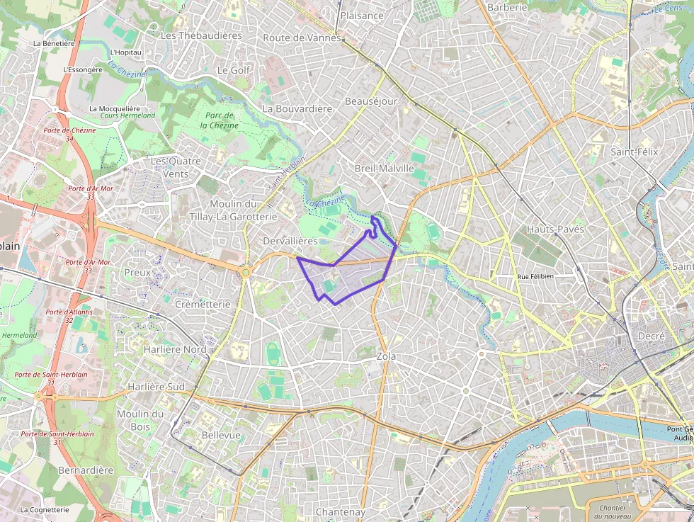 Appartement 60 m² trois pièces à vendre à Nantes