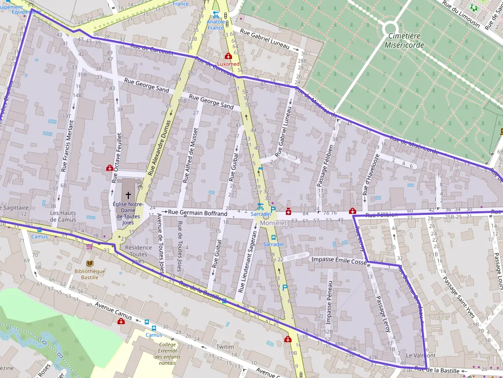 Appartement 25 m² une piece à vendre à Nantes