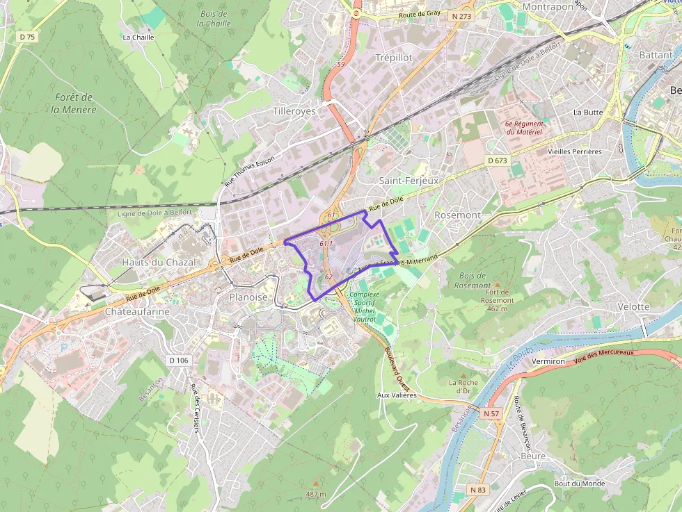 Appartement 90 m² 5 pièces à vendre à Besançon