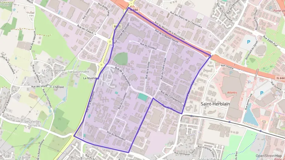 Appartement 96 m² quatre pièces à vendre à Saint-Herblain