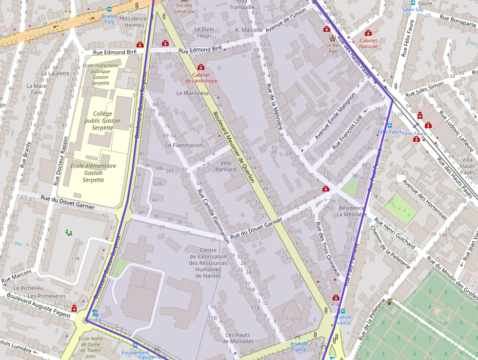 Appartement 40 m² une piece à vendre à Nantes