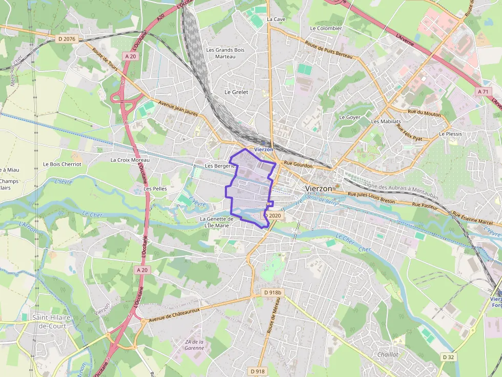 Appartement 72 m² quatre pièces à vendre à Vierzon