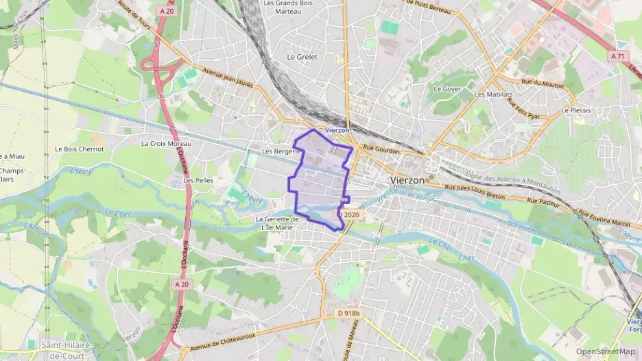 Appartement 72 m² quatre pièces à vendre à Vierzon