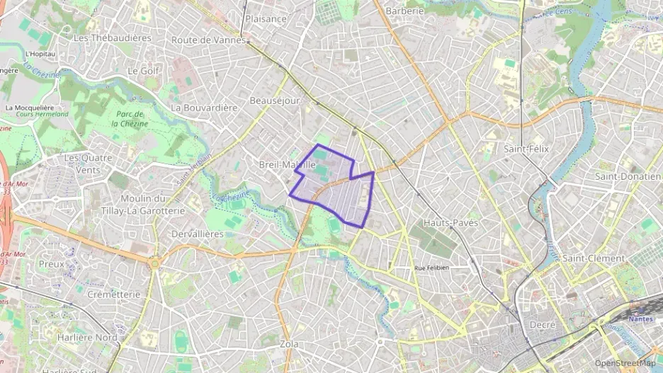 Appartement 52 m² trois pièces à vendre à Nantes