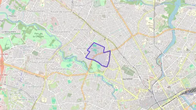 Appartement 52 m² trois pièces à vendre à Nantes