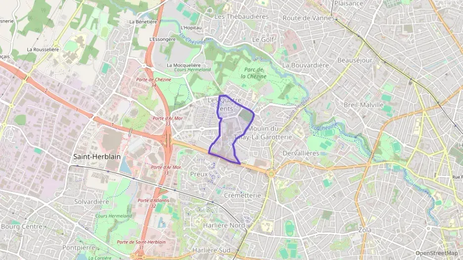 Appartement 53 m² deux pieces à vendre à Saint-Herblain Appartement 53 m² deux pieces à vendre à Saint-Herblain