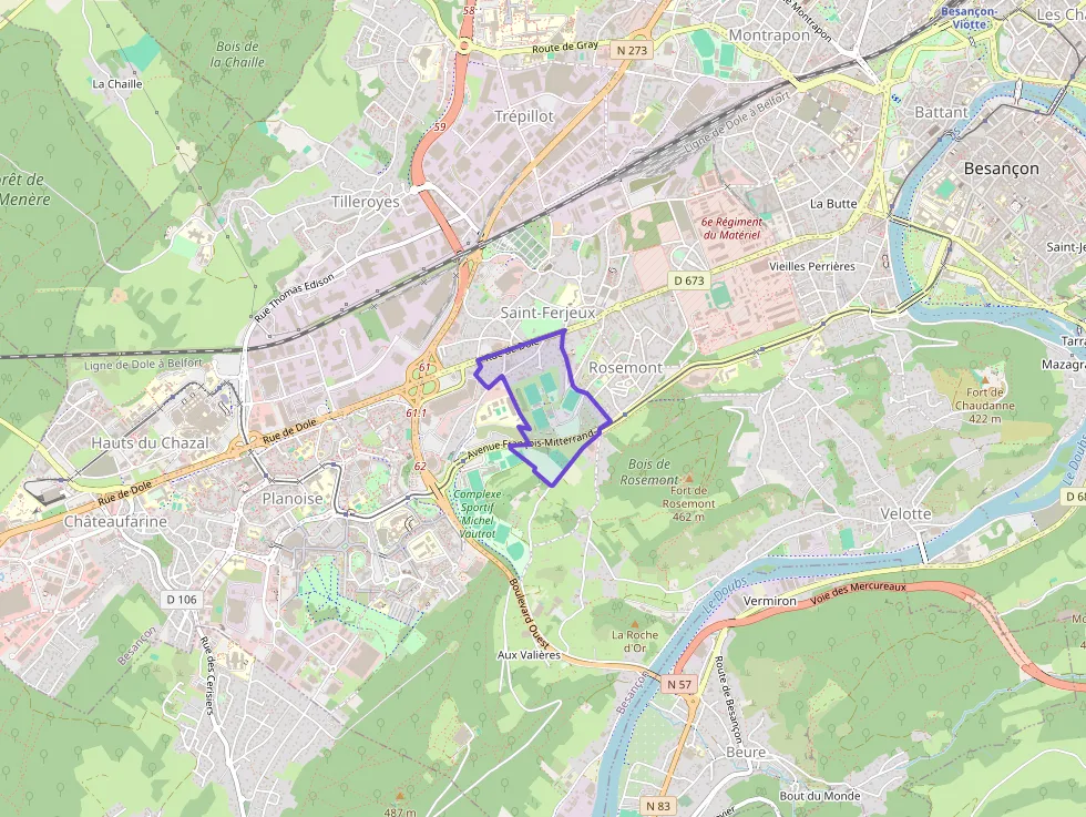 Appartement 72 m² deux pieces à vendre à Besançon