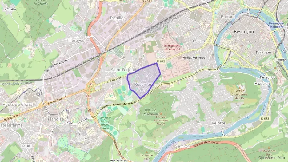 Appartement 50 m² trois pièces à vendre à Besançon Appartement 50 m² trois pièces à vendre à Besançon