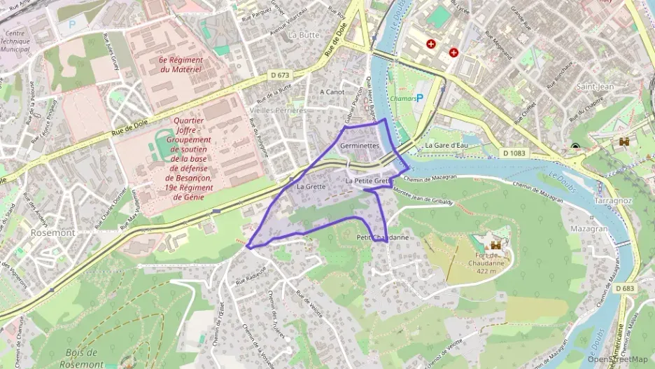 Appartement 52 m² trois pièces à vendre à Besançon Appartement 52 m² trois pièces à vendre à Besançon