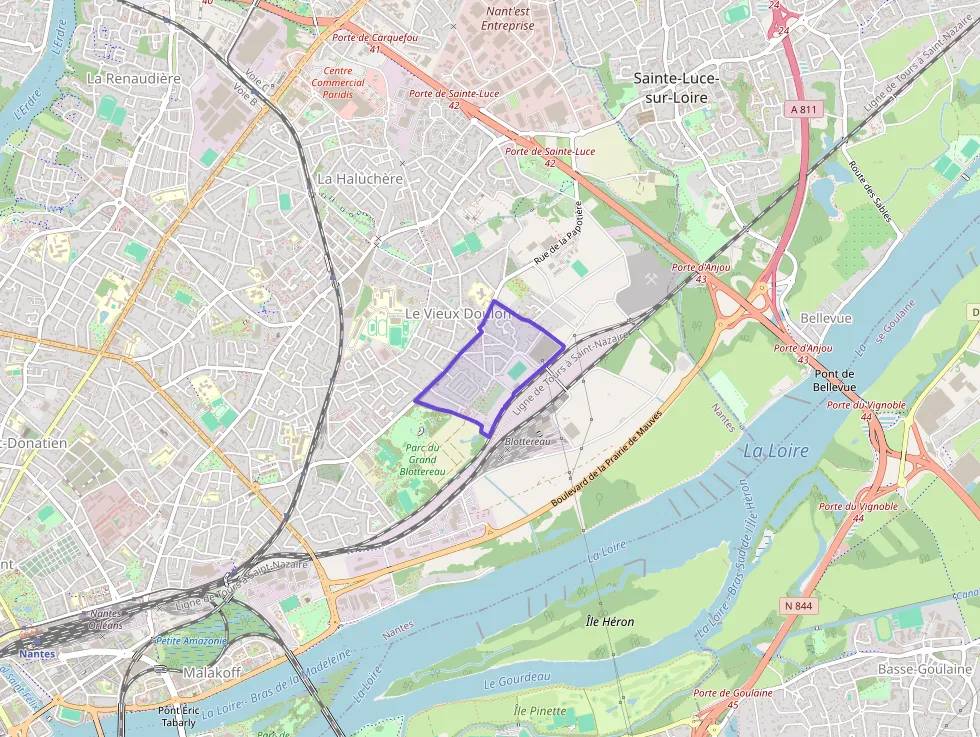 Appartement 49 m² deux pieces à vendre à Nantes