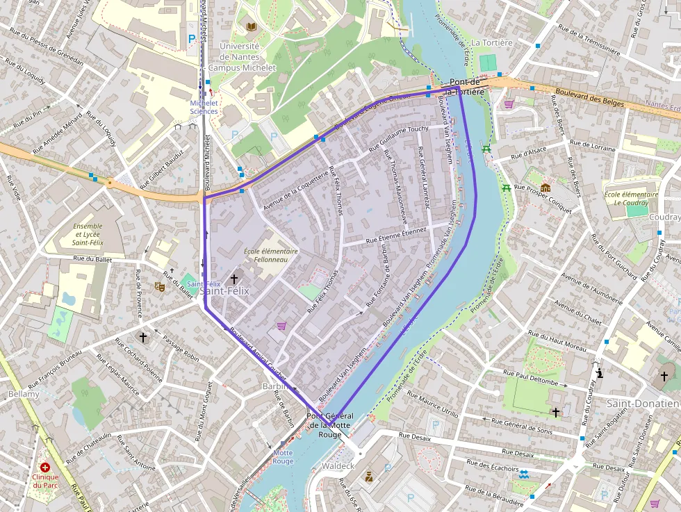 Appartement 40 m² une piece à vendre à Nantes