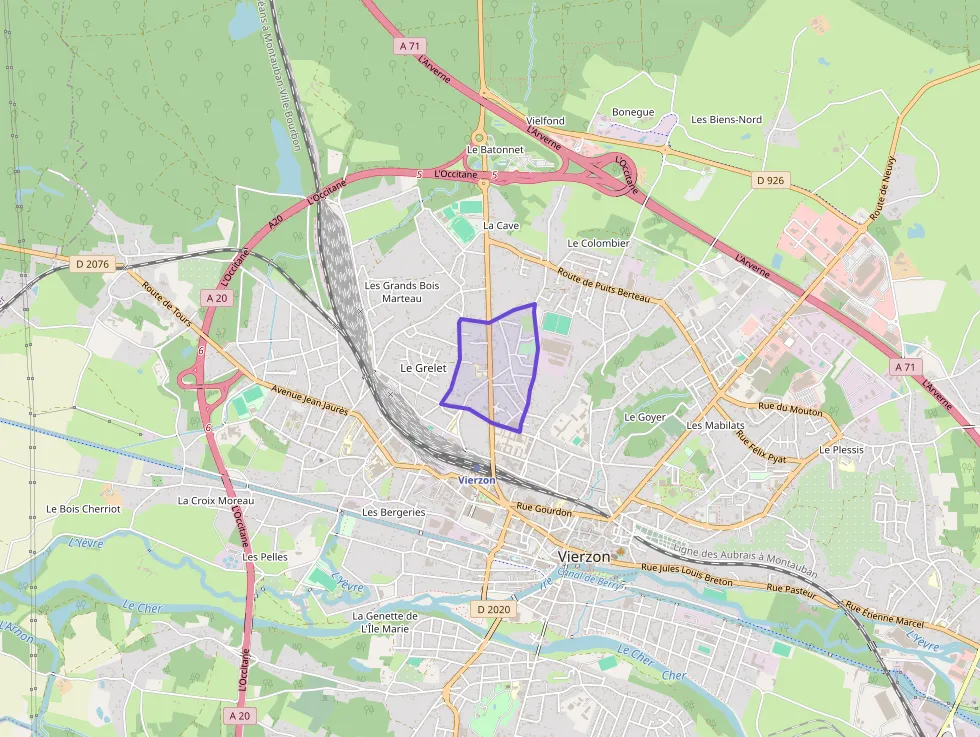 Appartement 74 m² quatre pièces à vendre à Vierzon