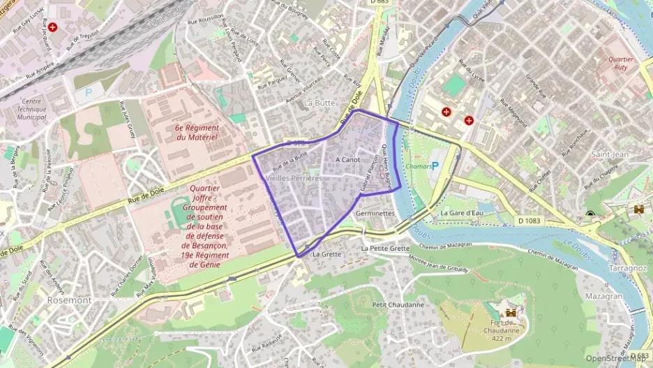 Appartement 88 m² quatre pièces à vendre à Besançon