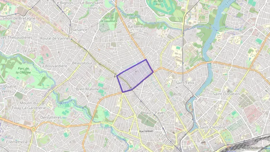Appartement 85 m² trois pièces à vendre à Nantes