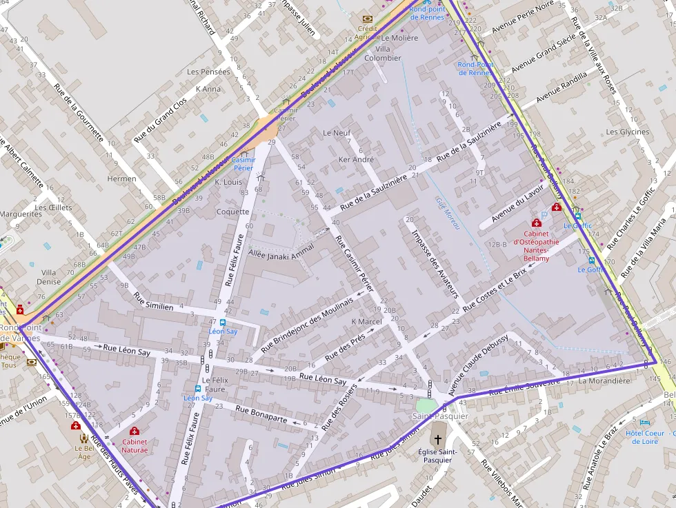 Appartement 65 m² deux pieces à vendre à Nantes