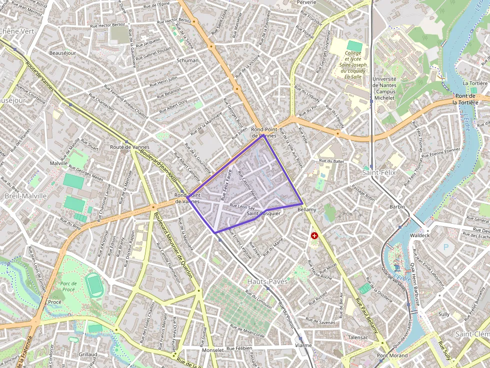 Appartement 65 m² deux pieces à vendre à Nantes