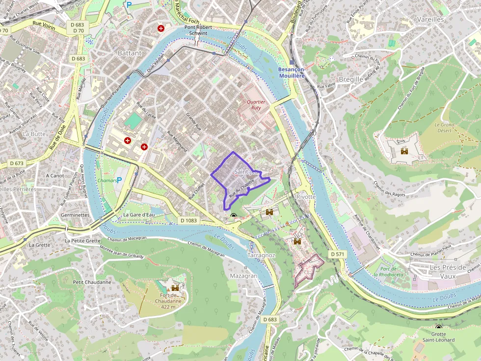 Appartement 79 m² quatre pièces à vendre à Besançon