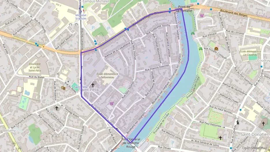 Appartement 70 m² trois pièces à vendre à Nantes