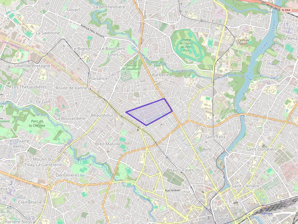 Appartement 35 m² une piece à vendre à Nantes