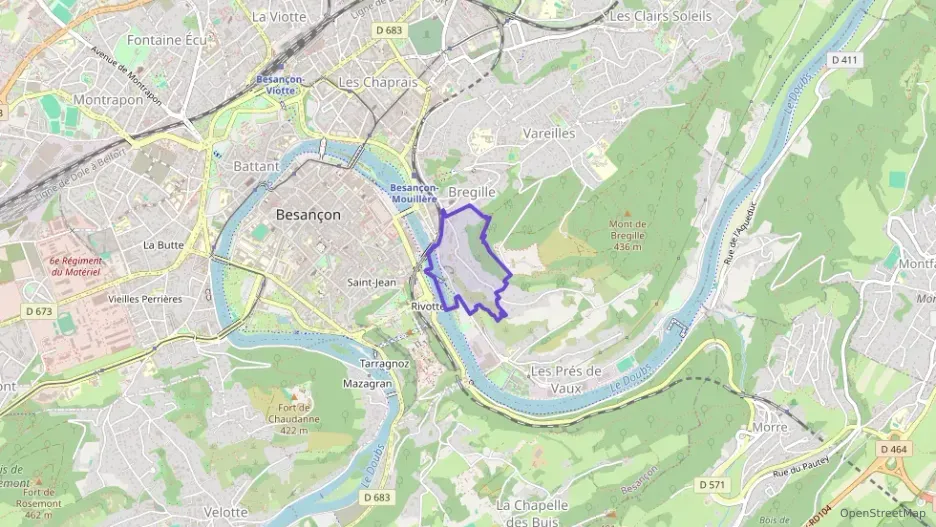 Appartement 64 m² quatre pièces à vendre à Besançon