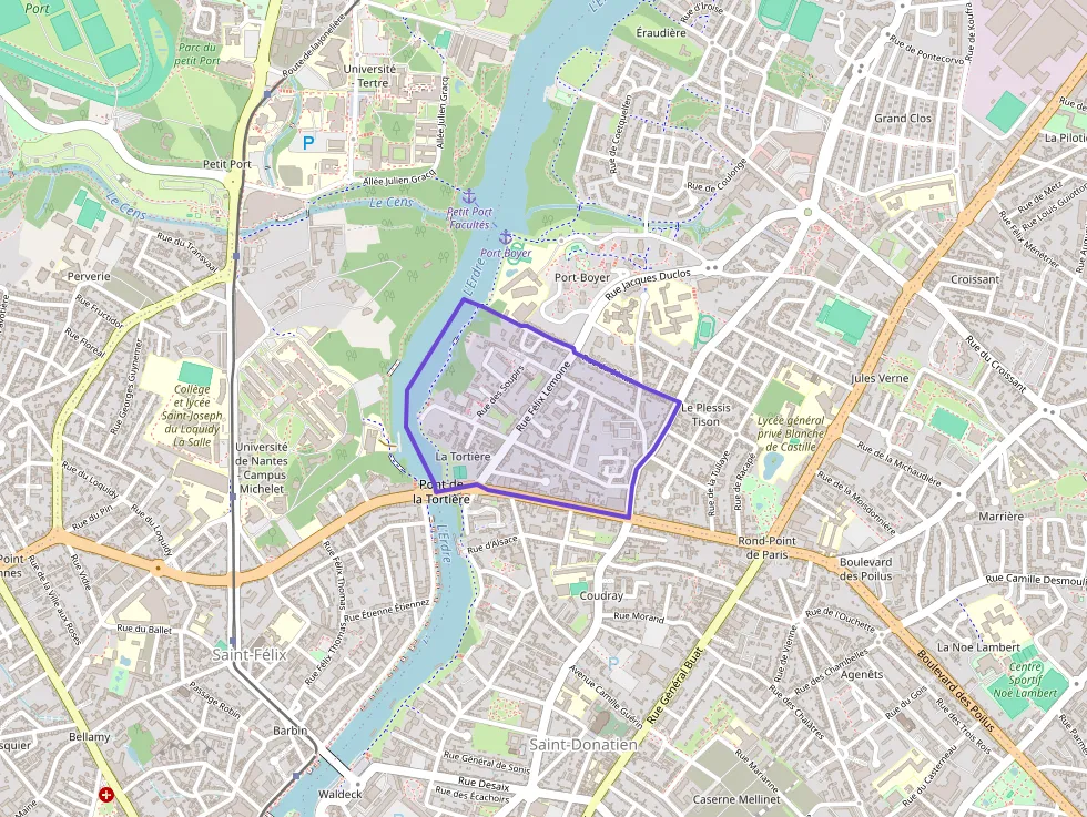 Appartement 65 m² quatre pièces à vendre à Nantes