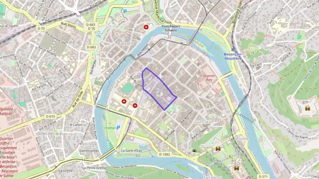 Appartement 50 m² deux pieces à vendre à Besançon