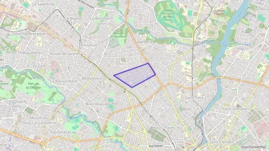 Appartement 51 m² deux pieces à vendre à Nantes