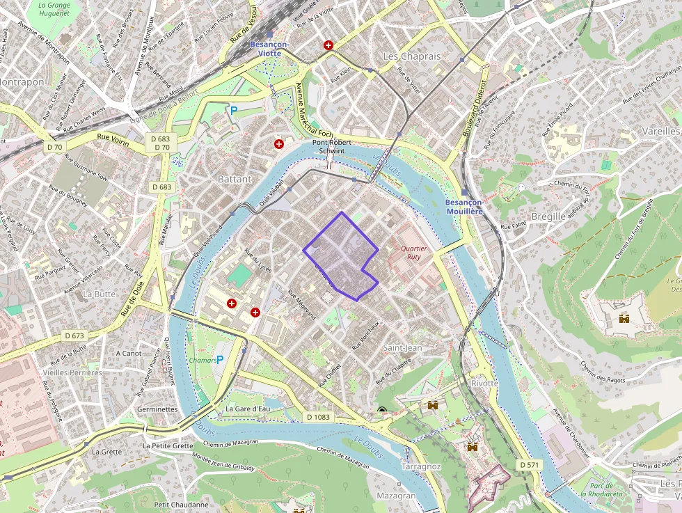 Appartement 35 m² une piece à vendre à Besançon