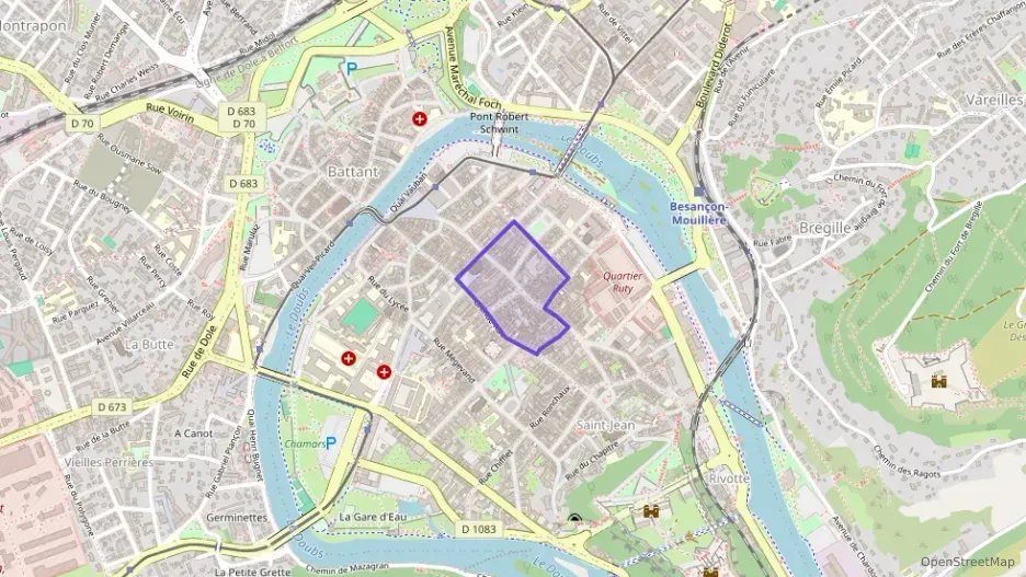 Appartement 35 m² une piece à vendre à Besançon