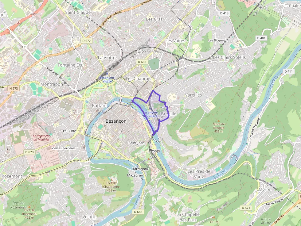 Appartement 43 m² deux pieces à vendre à Besançon