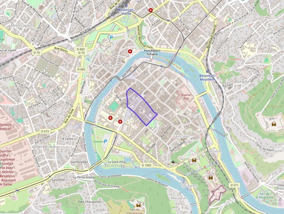 Appartement 30 m² une piece à vendre à Besançon