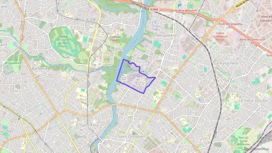 Appartement 60 m² trois pièces à vendre à Nantes