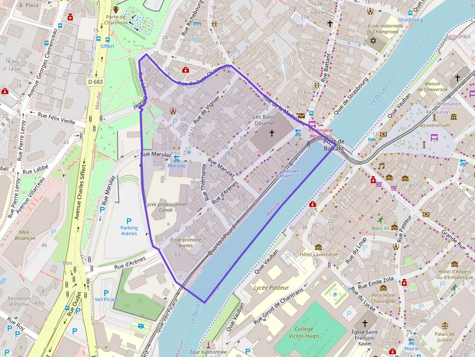 Appartement 56 m² deux pieces à vendre à Besançon