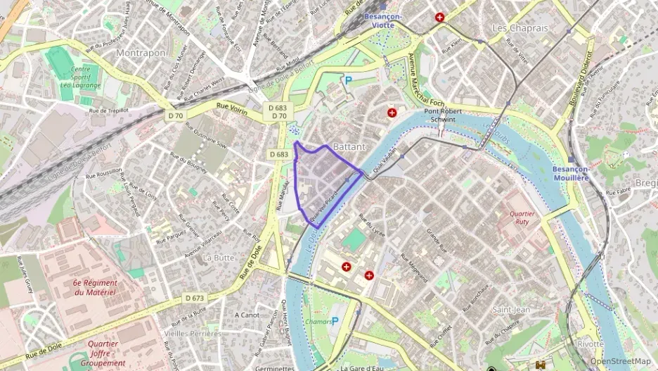 Appartement 22 m² une piece à vendre à Besançon