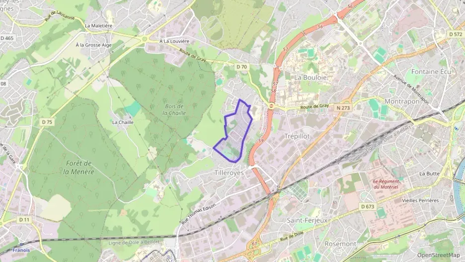 Appartement 96 m² cinq pièces à vendre à Besançon Appartement 96 m² cinq pièces à vendre à Besançon