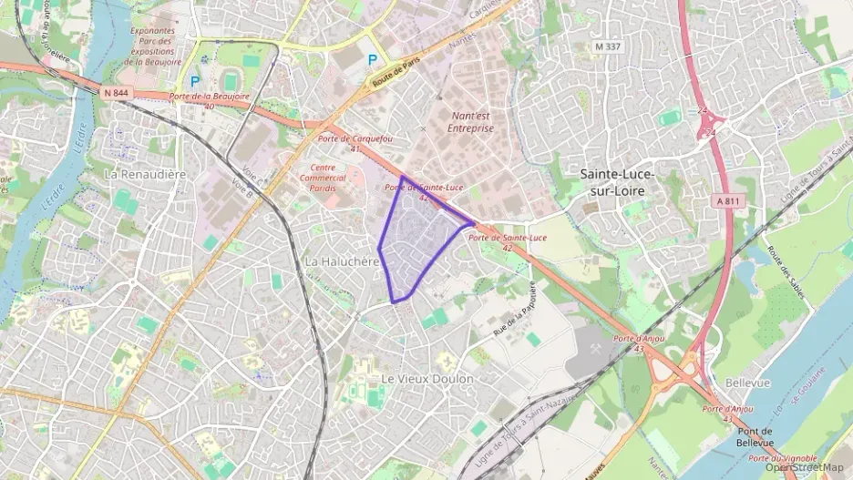 Appartement 47 m² deux pieces à vendre à Nantes