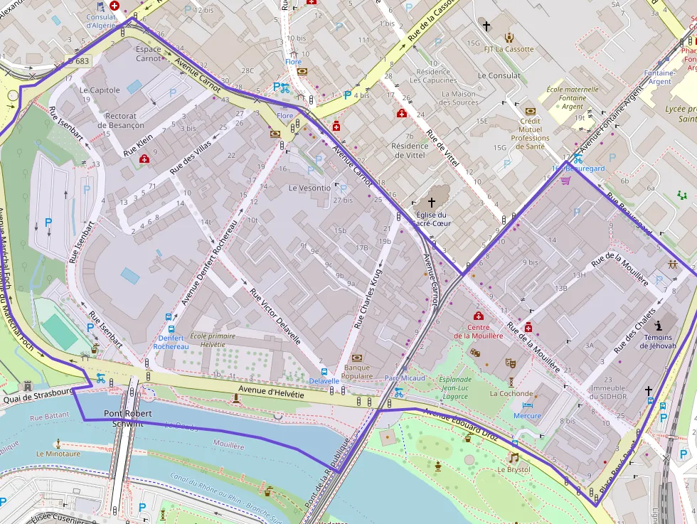 Appartement 83 m² quatre pièces à vendre à Besançon