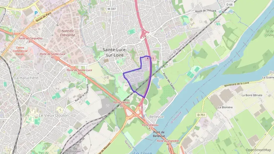 Appartement 38 m² deux pieces à vendre à Sainte-Luce-sur-Loire