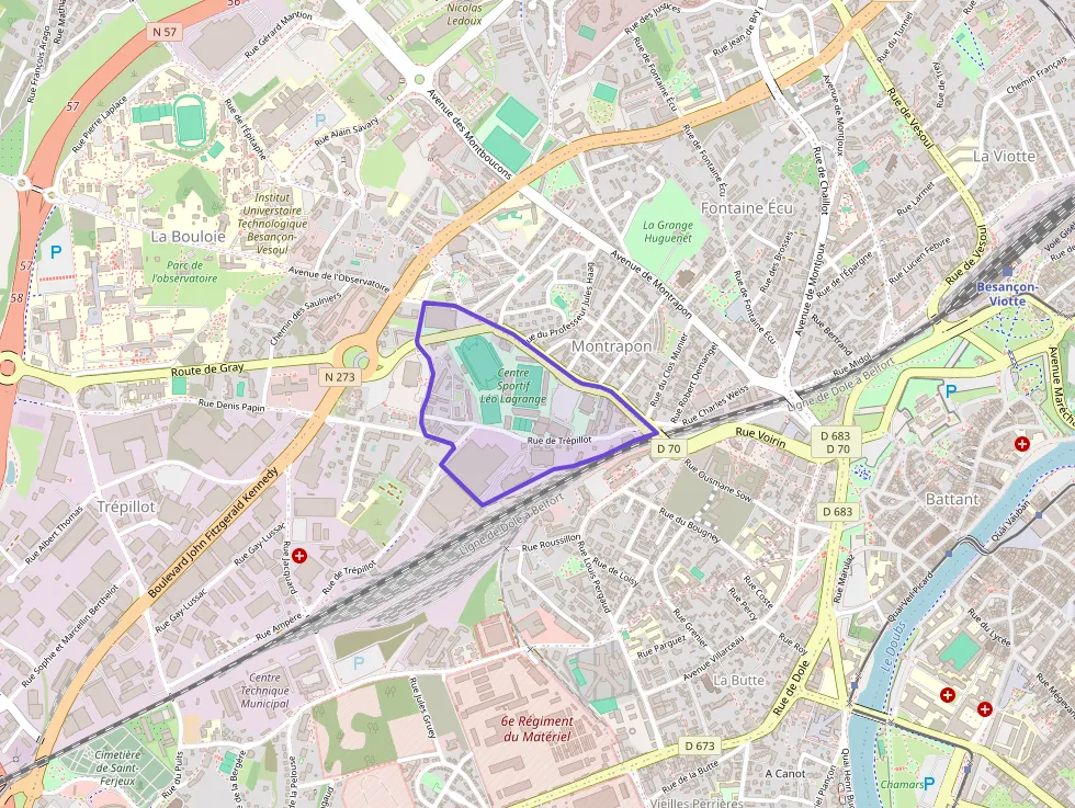 Appartement 54 m² trois pièces à vendre à Besançon