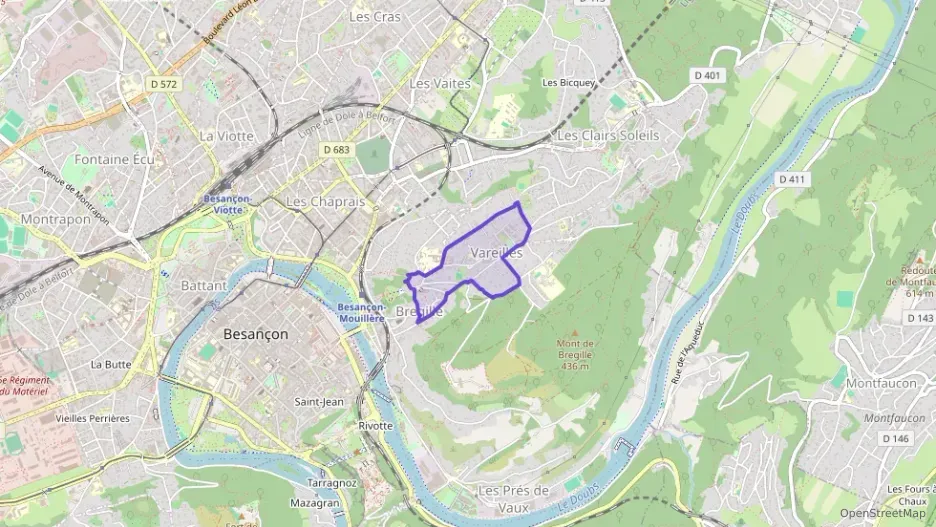 Appartement 68 m² trois pièces à vendre à Besançon