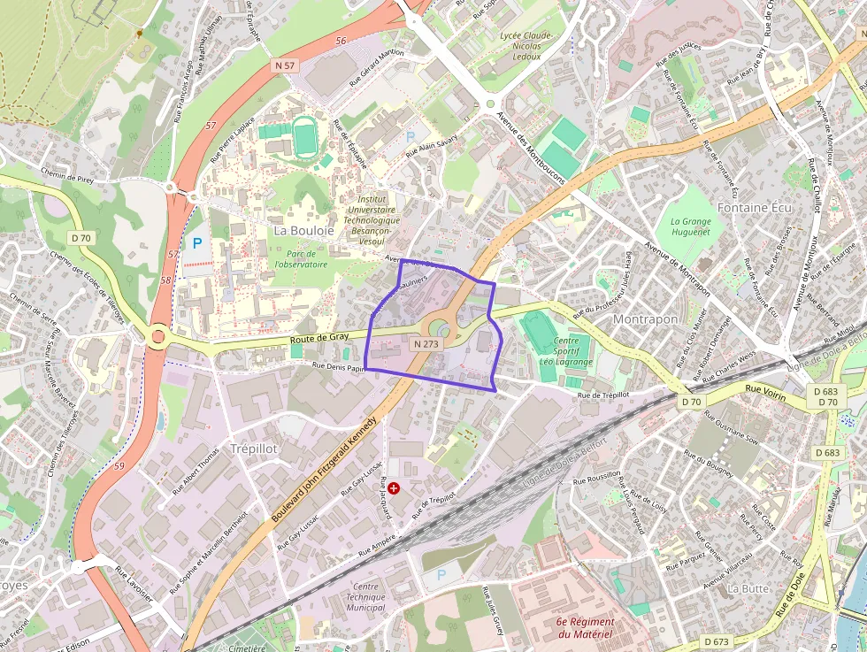 Appartement 69 m² deux pieces à vendre à Besançon