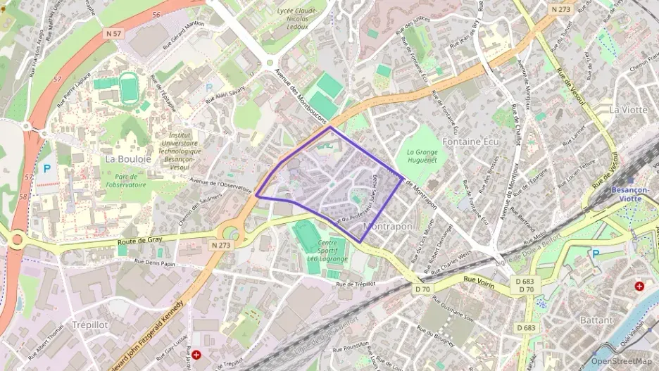 Appartement 63 m² quatre pièces à vendre à Besançon Appartement 63 m² quatre pièces à vendre à Besançon