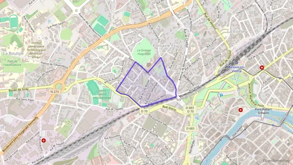 Appartement 39 m² deux pieces à vendre à Besançon