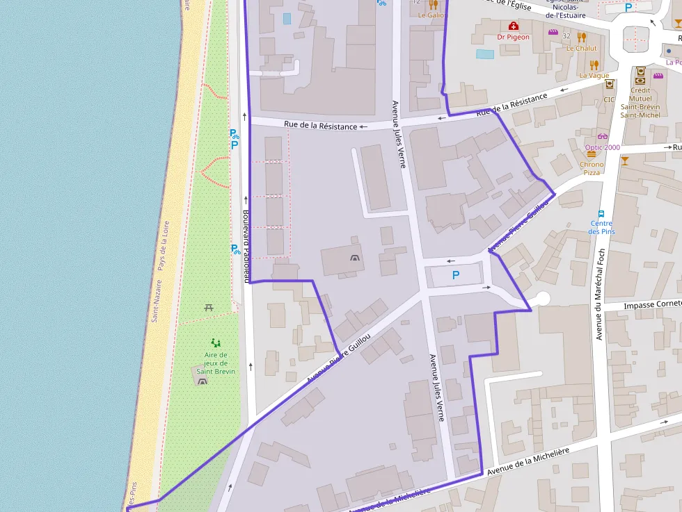 Appartement 57 m² trois pièces à vendre à Saint-Brevin-les-Pins