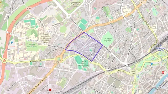 Appartement 46 m² deux pieces à vendre à Besançon