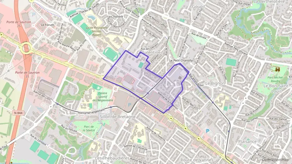 Appartement 71 m² trois pièces à vendre à Orvault